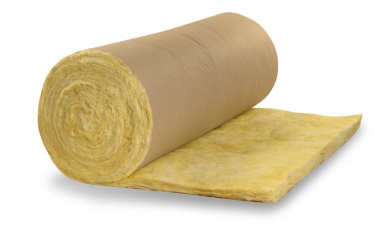 Glass wool insulation with Kraft Facing