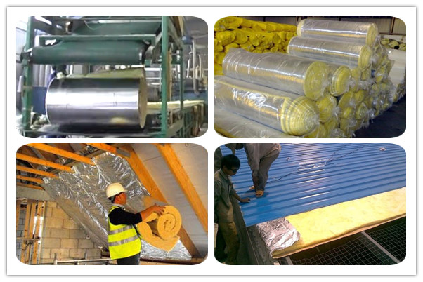 Glass wool Blanket with Aluminum Foil Facing