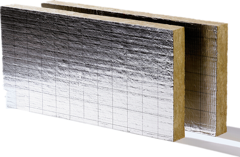 BROADWOOL Rock Wool with Aluminum Foil