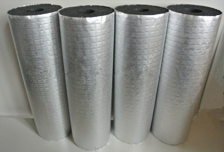 BROADFLEX Rubber Foam Tube with Aluminum Foil